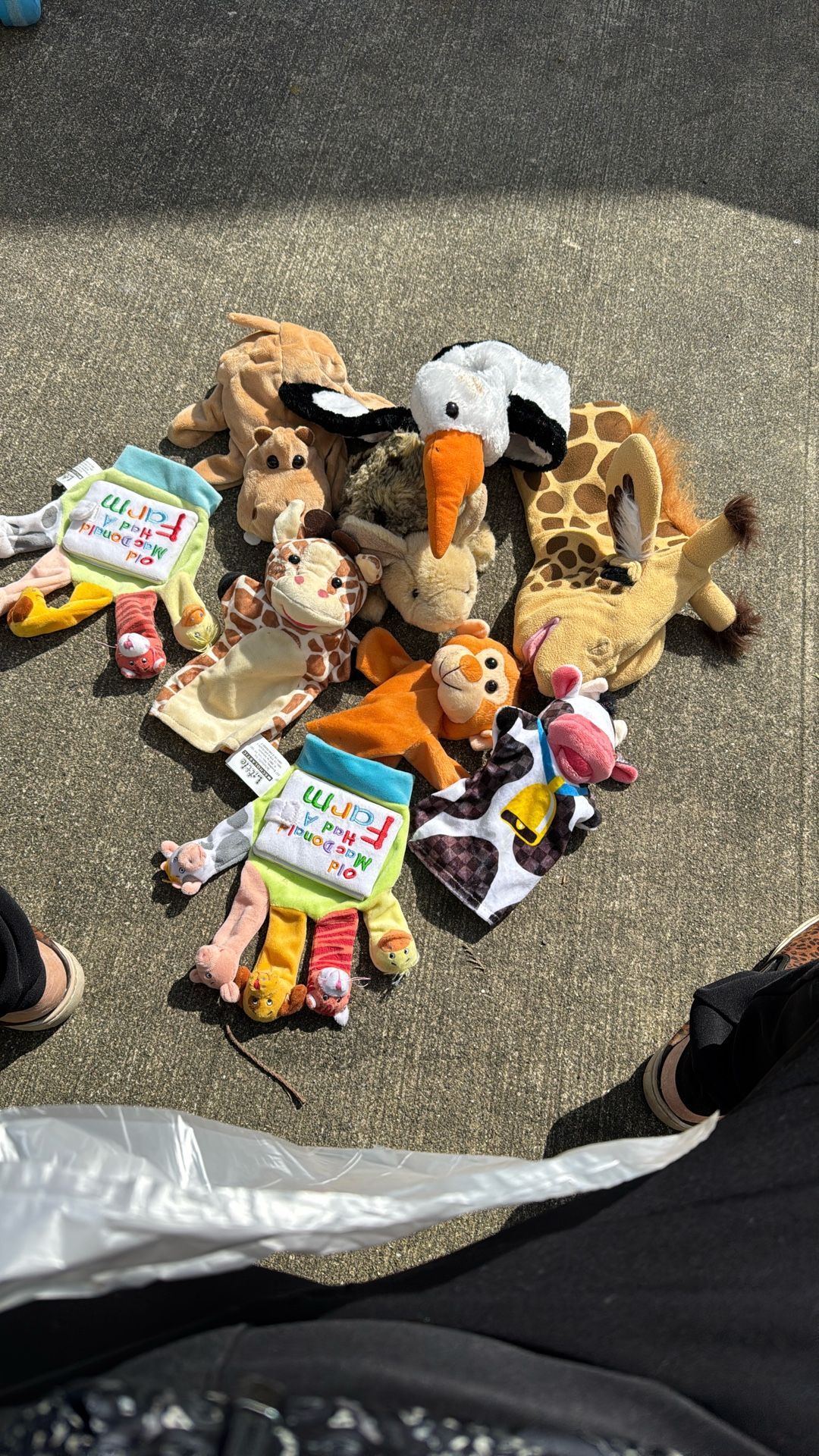 Kids Hand Puppets Rabbit Monkey Cow All Mackdonals And More