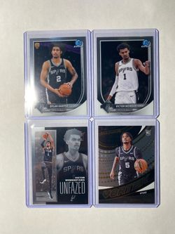San Antonio Spurs card lot(Lot of 4)