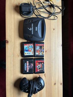 Sega Genesis Model 3 With Games