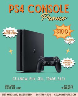 Ps4 promo