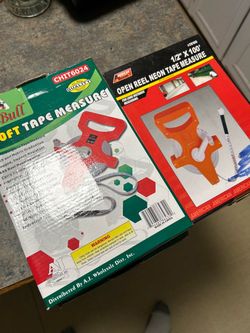 100’ measuring tape $5.