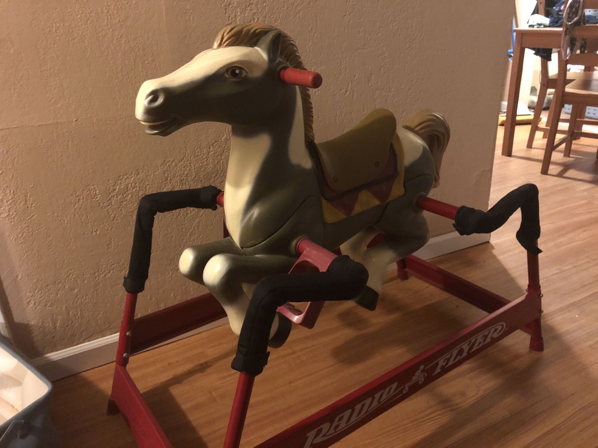 Radio Flyer Champion Spring Horse. Model 370 antique vintage – – no longer in production!
