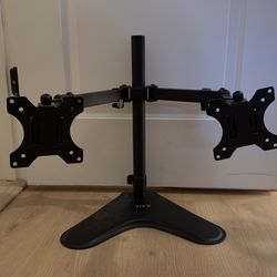 VIVO Dual VESA Monitor Desk Stand - Black