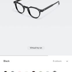 Cubitts Cartwright II BLACK Frame 48mm Eyeglasses Size Large Brand New