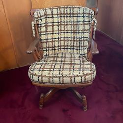 Antique Swivel Rocking Chair 
