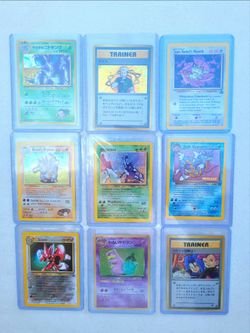 Vintage Pokémon cards 4 sale * please read