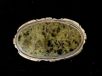 B Johnson sterling silver belt buckle