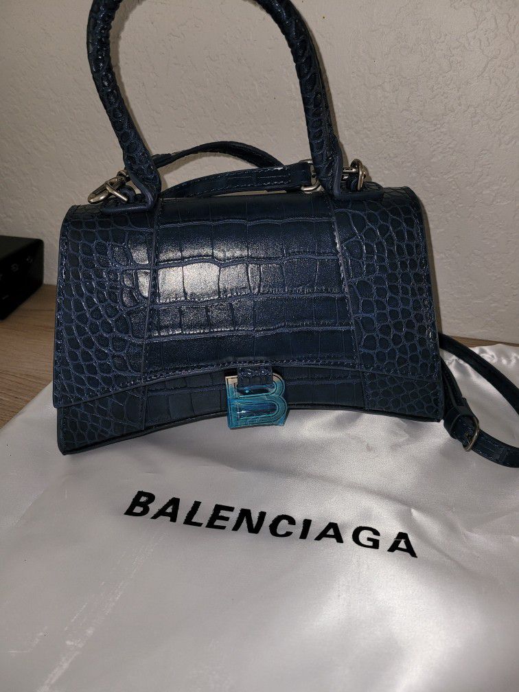 BALENCG Hourglass Small Top Handle Bag/ Designer Bag/ Purse/ Luxury Bag/ Cartera Dama.