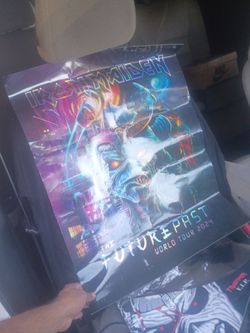 Iron Maiden The Future Past World Tour VIP bag 2024 Poster