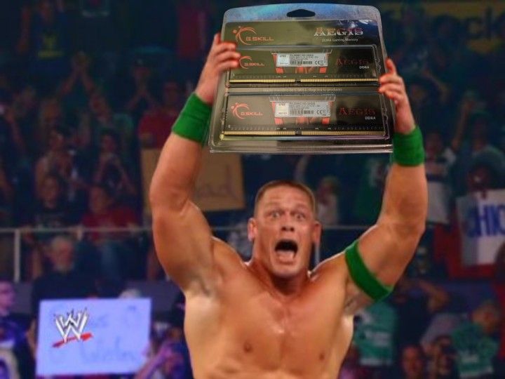 32GB 2x16GB DDR4 2666mhz GSkill AEGIS RAM