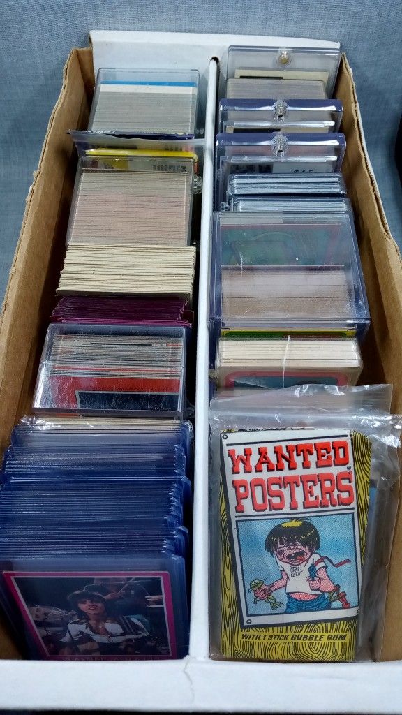 Vintage Box Of Non Sports Cards. Collectable