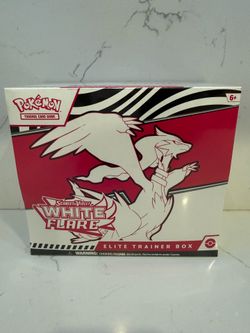 White Flare ETB Small rip/tear on the corner