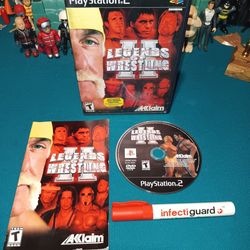 Playstation 2 Game "Legends Of Wrestling 2" ( Vintage 2002 )