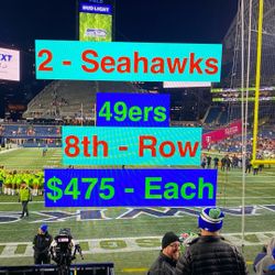 Seahawks 49ers Tickets 