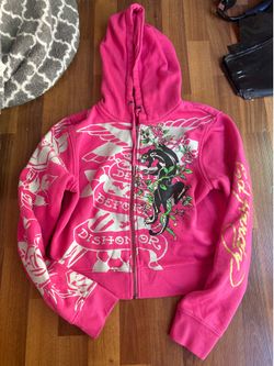 Pink Ed hardy jacket
