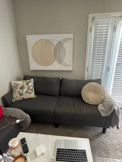 Grey sofa - couch