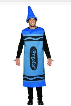 Halloween adult Crayola costume blue