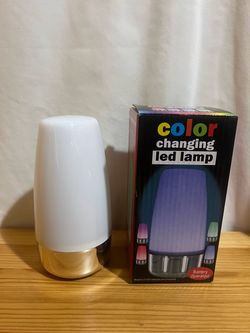 Color Changing Night Light Lamp Portable Battery Powered Brand New $10 Meet Up In Irving @dfwgoods