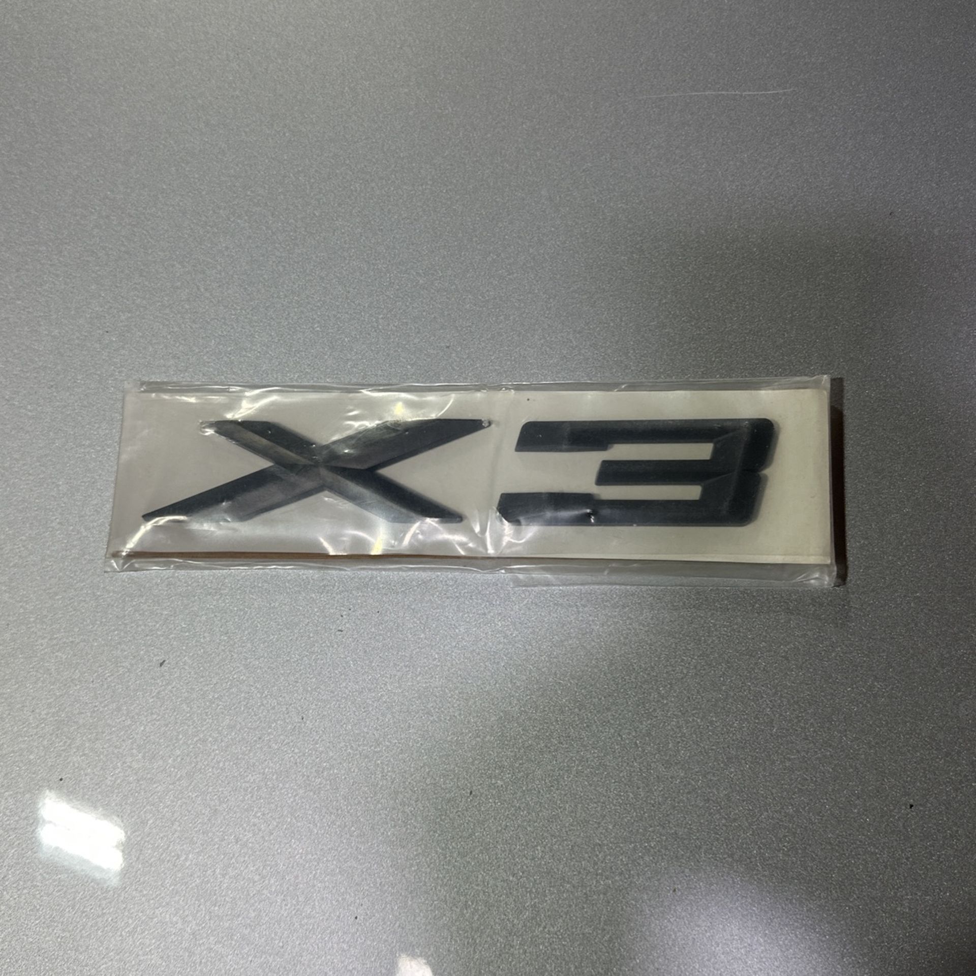 Genuine BMW X3 Black Emblem