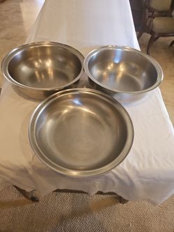 3 Bowl Prep And Cook Vintage Mid Century 