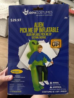 Kids alien inflatable Halloween costume
