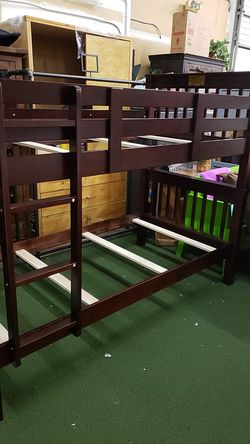Twin over twin bunk bed