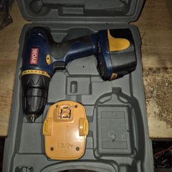 Ryobi drill with battery 12v