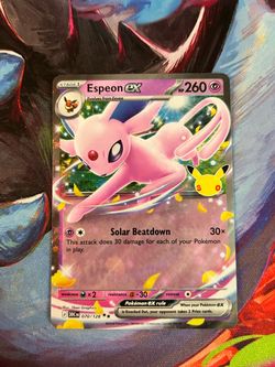 Espeon Ex #70 Pokemon TCG 30th Celebration