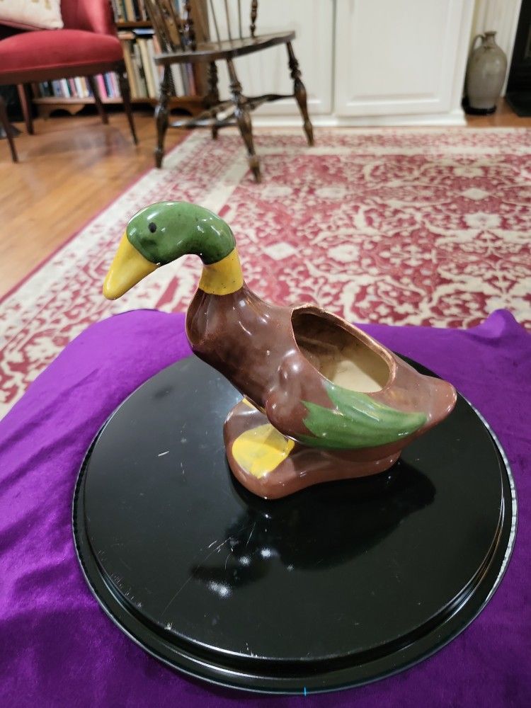 Ceramic Duckie Planter.