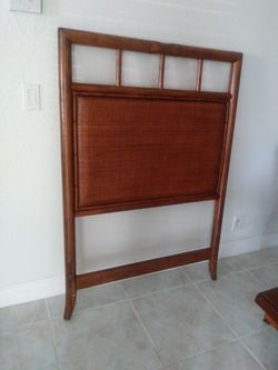 Rattan Twin Size Head Board