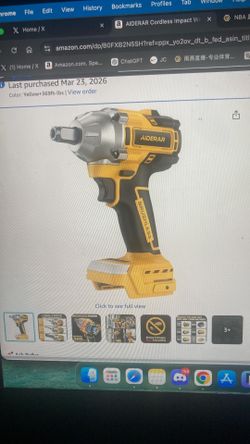 Cordless impact wrench