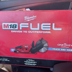 9inch Cutoff Saw W/one Key 2786-20 M18 Milwaukee 