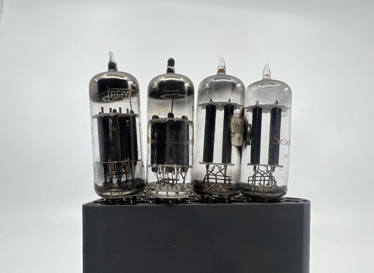 6FQ7 / 6CG7 Vacuum Tube – Dual Triode – USA Made – Tested - 4 Total