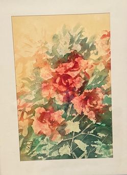 Watercolor Painting with frame