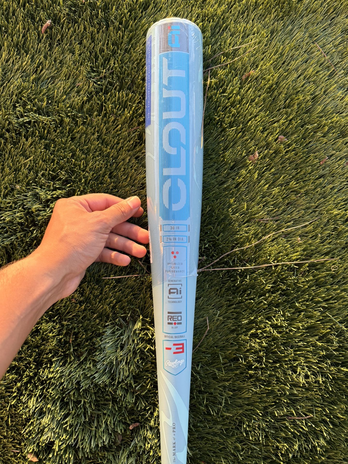 NEW 2025 Rawlings Clout AI BBCOR Baseball Bat (-3) 30” – Alloy Power Bat