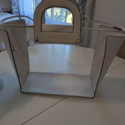 Michael Kors Istanbul Clara XL Carryall Tote Optic White