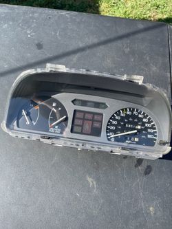 Honda Civic Hatchback 5 Speed 91 Instrument Cluster OEM (153K Miles)