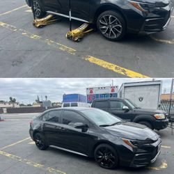 Toyota Corolla Rims Exchange 18” OEM Wheels Rines Para Cambio New Gloss Black Powder Coated 