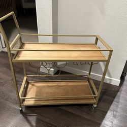 Gold Bar Cart