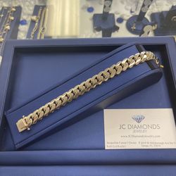 Bracelets Cubanlink 10k Solid 14 ‘’ Mm Wide 