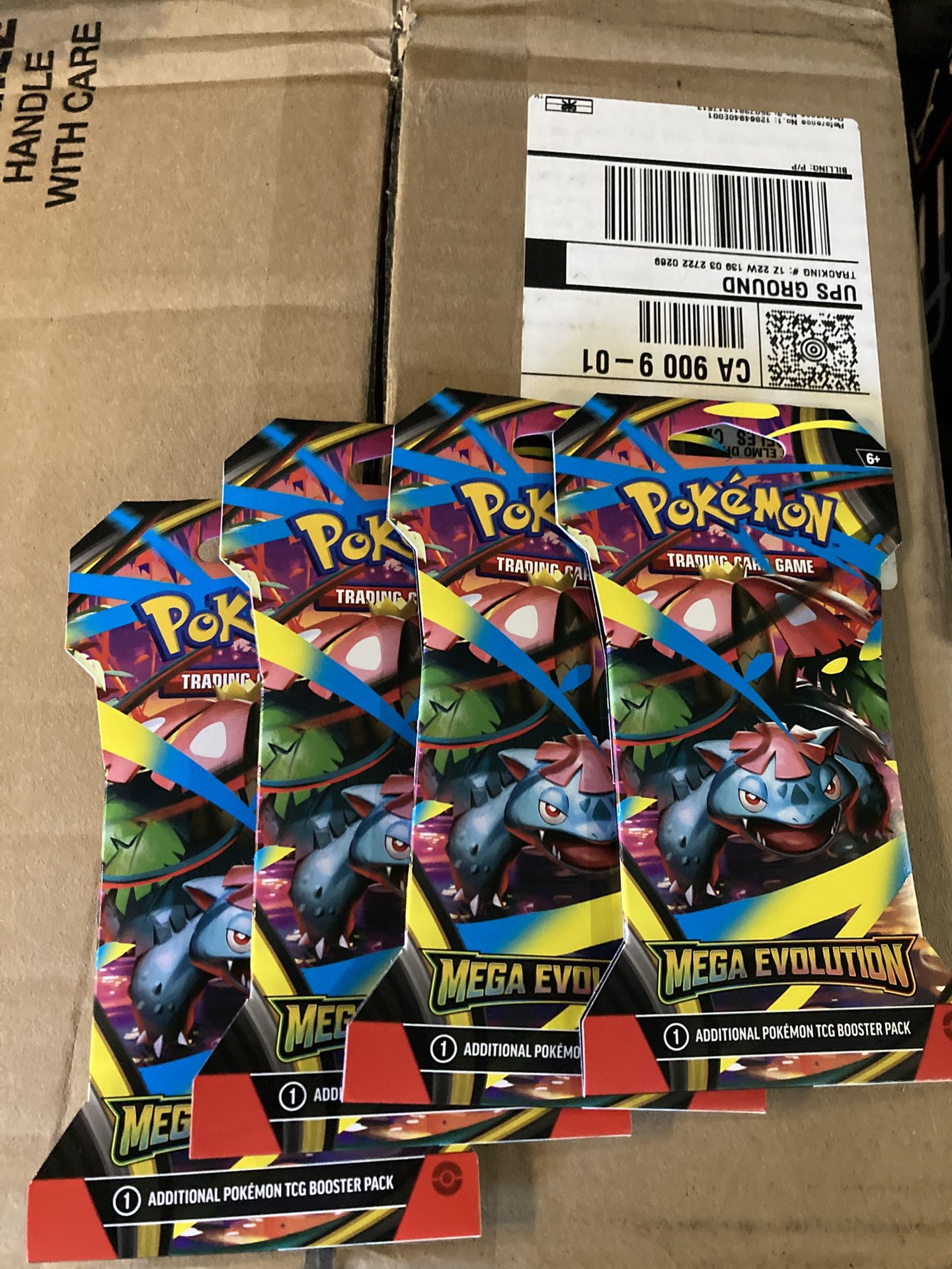 Pokemon Mega Evolution Sleeves Booster Pack