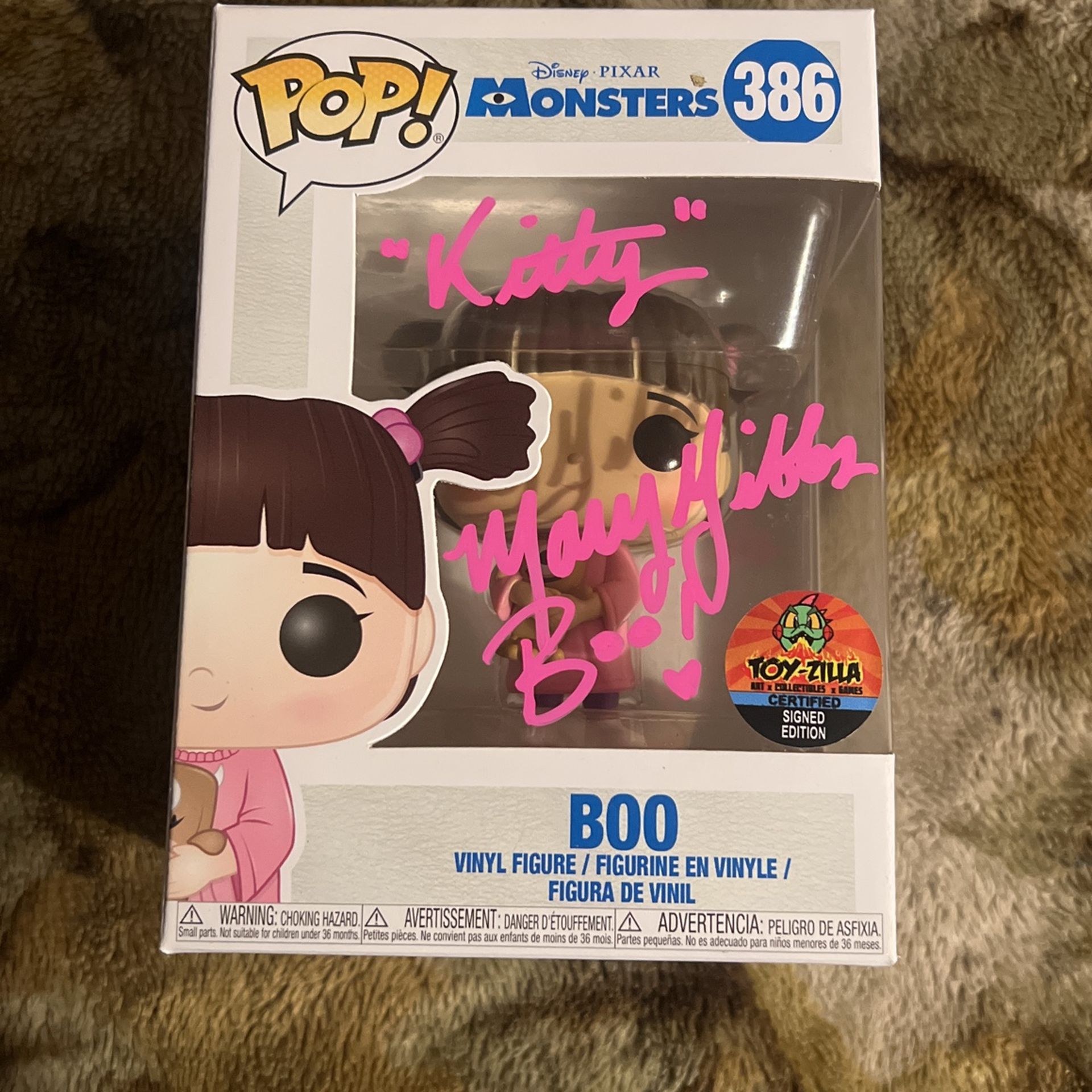 Boo signed Funko Pop
