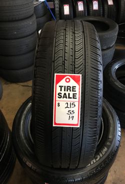 215/55/17 MICHELIN PRIMACY $160.00
