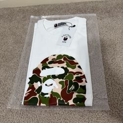 Bape White Camo T Shirt