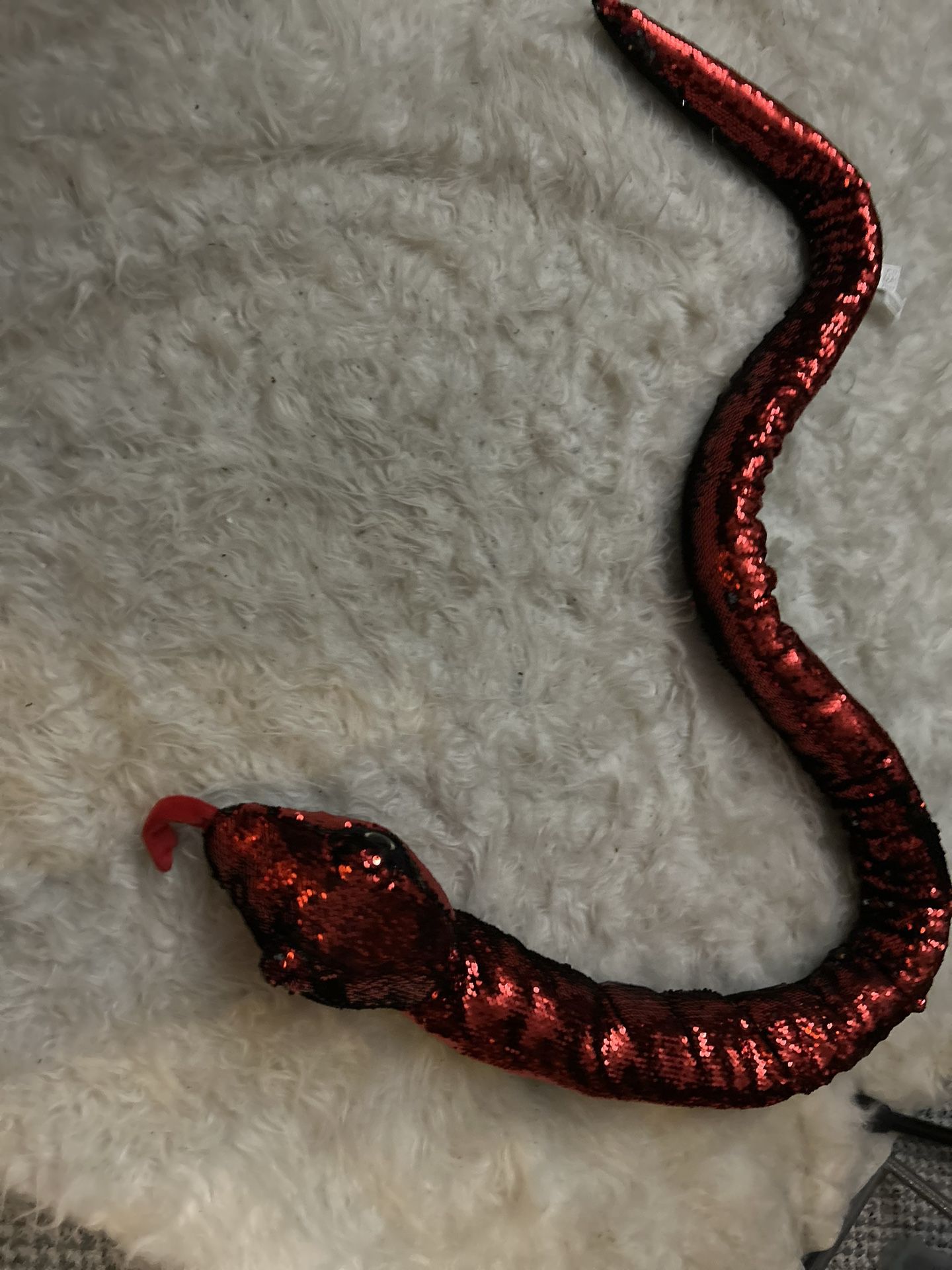 7’ Stuffed Sequin Snake