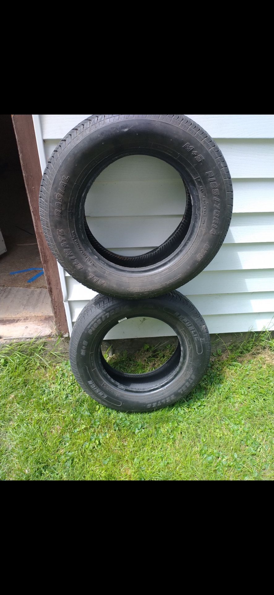 Set Of All Season Tires ENSIGN $25