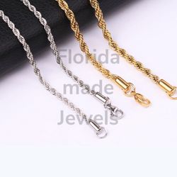 18k Gold rope Chain