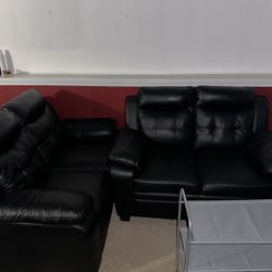 2(2 Leather Couches) 