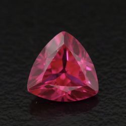 1.54 Ct  Triangle Faceted Ruby 