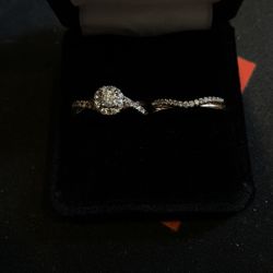Engagement Ring And Band